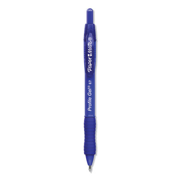 Paper Mate® Profile Gel Pen, Retractable, Medium 0.7 Mm, Blue Ink, Translucent Blue Barrel, Dozen freeshipping - TVN Wholesale